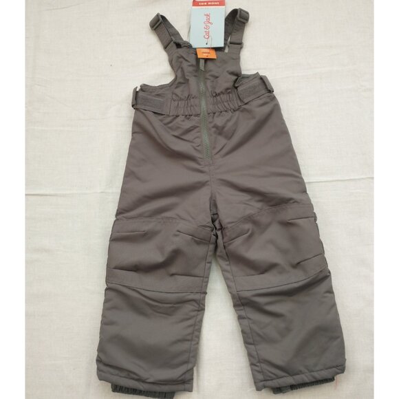 Cat & Jack Other - CAT & JACK Baby Toddler Snow Bibs Ski Pants Size 2T, Gray Insulated Adjustable
